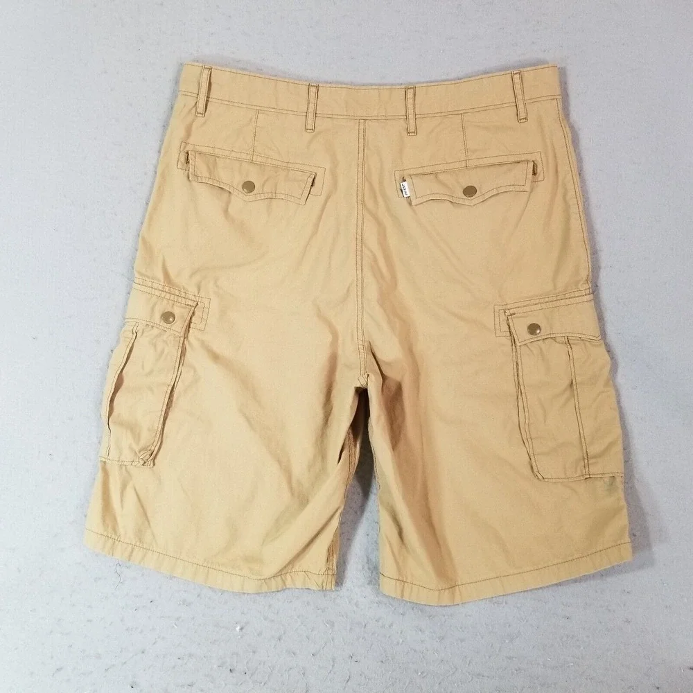 Levi's cargo shorts men's 36x11 beige outdoor‎ Urban grunge